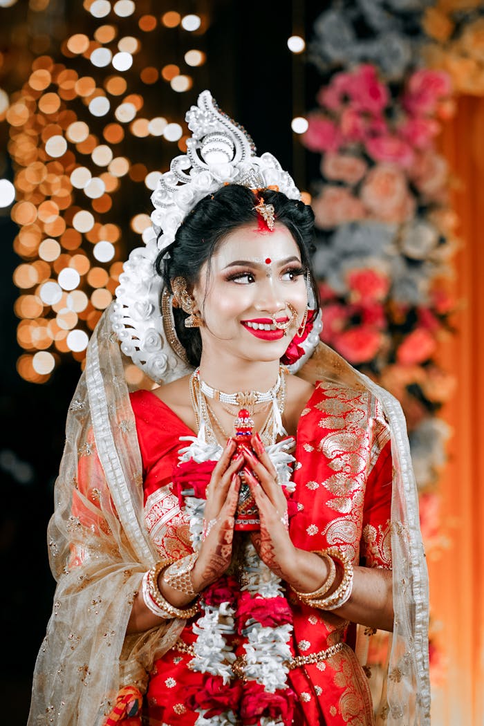 Free stock photo of indian wedding, indian wedding attire, outdoor wedding